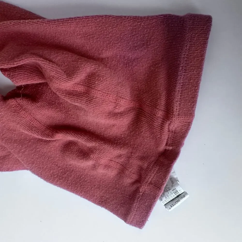 Zara Mauve Pink Thick Tights - Girls Size 7/8
